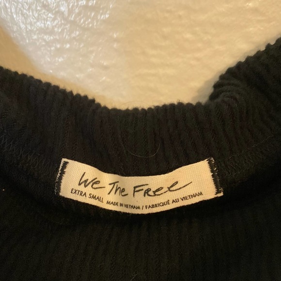 Free People Snowbunny Sweater Black Size XS - Picture 5 of 7